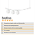 Lustre Pendente Katana BRANCO 3 Globos Esfera Vidro Branco - Imagem 6