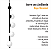 Lustre Vertical Figo PRETO - 5  Globos Esfera de Vidro Branco - Imagem 5