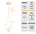 Pendente Lustre On Drop BRANCO globo de vidro BRANCO - Imagem 7