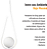 Pendente Lustre On Drop BRANCO globo de vidro BRANCO - Imagem 9