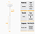 Pendente Tubo Palito 30cm - Branco com Anel Prata - Imagem 6