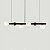 Lustre Pendente Figo PRETO COBRE - 6 Globos Esfera de Vidro Branco - Imagem 2