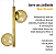 Lustre Pendente Figo OURO - 2 Globos Esfera de Vidro Âmbar - Imagem 5