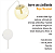 Arandela New Figo Branco c/ plug e interruptor - Vidro Âmbar - Imagem 9