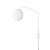 Arandela New Figo Branco c/plug e interruptor - Vidro Branco - Imagem 5