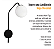 Arandela New Figo Preta c/ plug e interruptor - Vidro Branco - Imagem 9