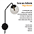 Arandela New Figo Preto c/ plug e interruptor - Vidro Transparente - Imagem 9