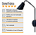 Arandela de Parede New City c/ Plug e interruptor - Preto - Imagem 7