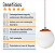 Pendente Globo Esfera de Vidro Branco 14cm - BRONZE - Imagem 4