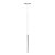 Kit 2 Pendente Tubo Palito 30cm - Branco + Lampada LED 4W - Imagem 2