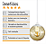 Pendente BRANCO C/ Globo de Vidro AMBAR de 14cm + LED 2W - Imagem 5