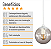 Pendente BRANCO C/ Globo de Vidro FUME de 14cm + LED 2W - Imagem 5
