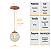 Pendente BRONZE C/ Globo de Vidro CRISTAL de 14cm + LED 2W - Imagem 4