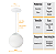 Pendente Globo Esfera de Vidro Branco Fosco 20cm - BRANCO - Imagem 5