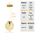 Pendente Globo Esfera de Vidro Cristal 20cm - OURO - Imagem 7