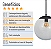 Pendente Globo Esfera de Vidro Cristal 20cm - PRETO - Imagem 6