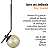 Kit 2 Pendentes On Ly PRETO com globo esfera de vidro Âmbar - Imagem 9