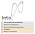 Lustre Design Moderno KNOT 38w - Silicon LED 3000K - OURO - Imagem 7