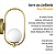 Arandela ONLINE  DOURADO Globo de Vidro BRANCO + LED 5W - Imagem 9
