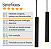 Pendente Duplo Tubo Palito Moderno 30cm Preto + LED 4w - Imagem 3