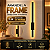 Arandela Traço Frame Linear Reta LED 6w 50cm 3000K-Preto - Imagem 1