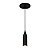 Lustre Pendente Decorativo Design 3D - ABS174 - PRETO - Imagem 3