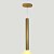 Pendente Tubo Palito 45cm - Ouro - Imagem 2