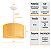 Lustre Madeira Natural Grande Redondo 33cm - WOOD 33 - Imagem 2