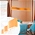 Lustre Madeira Retangular Linear LED Integrado 98cm -SNK 01  Tauari - LED Branco Quente - Imagem 2