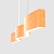 Lustre Madeira Retangular Linear LED Integrado 98cm -SNK 01  Tauari - LED Branco Quente - Imagem 3