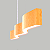 Lustre Madeira Retangular Linear LED Integrado 98cm -SNK 01  Tauari - LED Branco Quente - Imagem 8