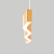 Lustre Madeira Retangular Linear LED Integrado 98cm -SNK 01  Tauari - LED Branco Quente - Imagem 9