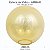 VIDRO ESFERA S/ COLARINHO 20CM BOCAL 10CM - AMBAR - Imagem 1