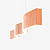 Lustre Madeira Retangular Linear LED Integrado 98cm -SNK 01 Jequetiba - LED Branco Quente - Imagem 1
