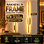 Arandela Traço Frame Linear Reta LED 6w 50cm 3000K - Ouro - Imagem 1
