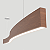 Lustre Madeira Extra Grande Comprido Linear  198cm - SNK 05 - SUCUPIRA - BQ - Imagem 2
