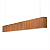 Lustre Madeira Retangular Linear LED Integrado 98cm -SNK 04 - JEQUITIBA Branco Quente - Imagem 1