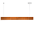 Lustre Madeira Retangular Linear LED Integrado 98cm -SNK 04 - JEQUITIBA Branco Frio - Imagem 3