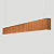 Lustre Madeira Retangular Linear LED Integrado 98cm -SNK 04 - JEQUITIBA Branco Frio - Imagem 2