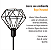 Abajur Coluna Diamante - Preto - Imagem 5