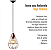 Pendente Aramado Gota - COBRE - Imagem 6