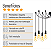 Lustre Aranha com 9 Pendentes  (2m cabo preto+ soquetes + canopla) - Imagem 5