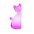Luminaria Gato Magrelo - Rosa - Imagem 1