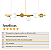 Lustre Pendente Figo OURO - 6 Globos Esfera de Vidro Branco - Imagem 7