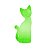 Luminaria Gato Magrelo - Verde - Imagem 3