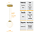 Pendente Globo Esfera de Vidro Branco Fosco 14cm - OURO - Imagem 5