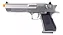 Pistola de Airsoft GBB Cybergun Desert Eagle .50 CHROME fosco Calilbre 6mm - Imagem 1