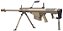 Sniper de Airsoft AEG  Snow Wolf Barret M107 TAN SW-013  Full Metal Cal 6mm - Imagem 1