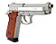 Pistola Airgun PT92  Silver Cybergun Co2 - Full Metal  cal.6mm  ( Esfera de Aço ) - Imagem 3