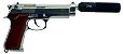 Pistola de Airsoft GBB SRC SR92 SILVER WOOD GB-0709W-SP Cal. 6mm - Imagem 3